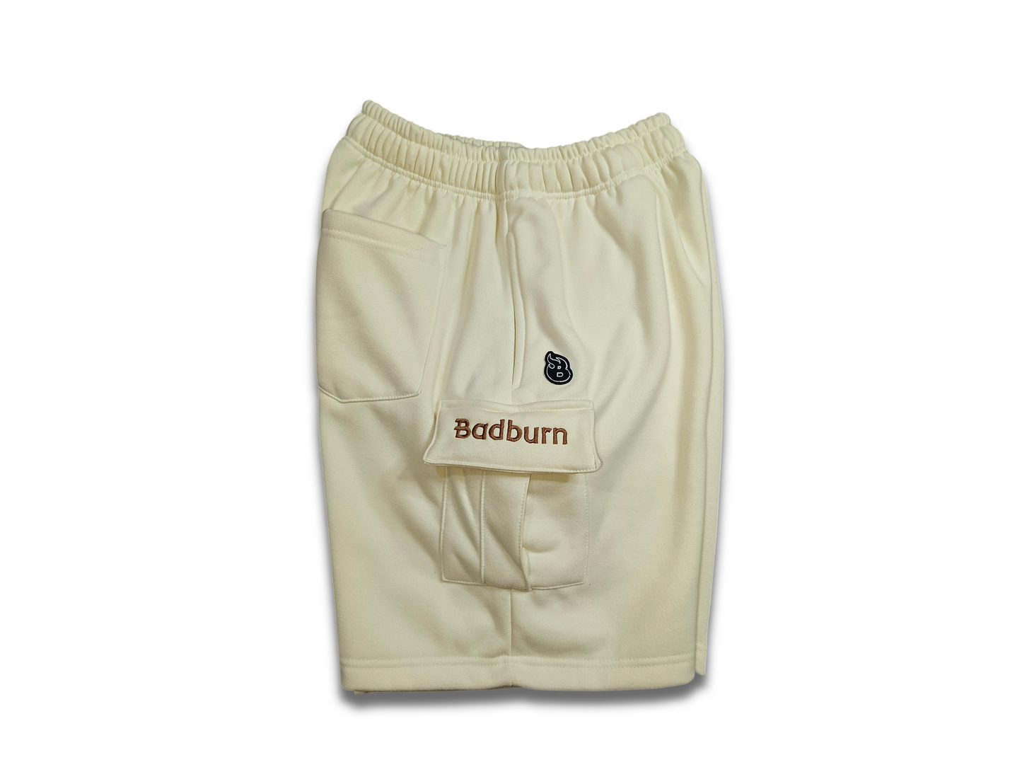 Badburn Sweatshort Embroidered (Cream)